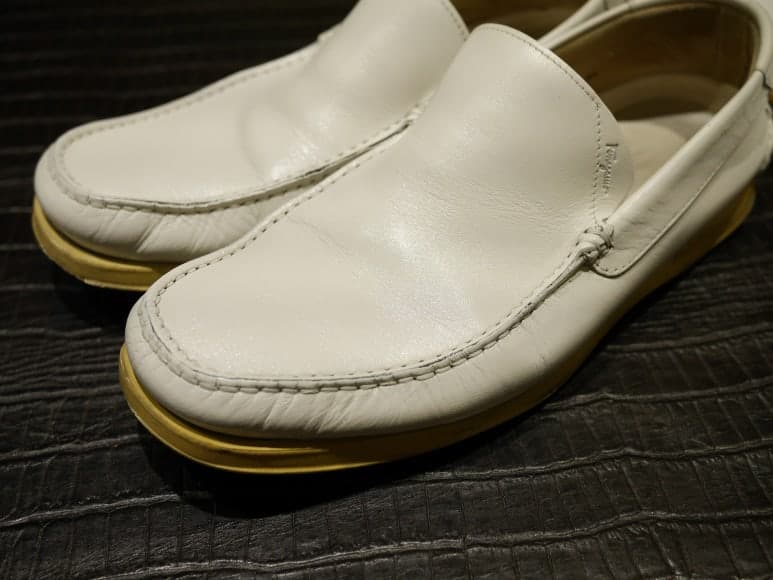 [FERRAGAMO 페레가모] 가죽 로퍼 염색  상세