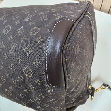 [Louis vuitton 루이비통]미니린 페브릭 모서리 헤짐 수선 상세