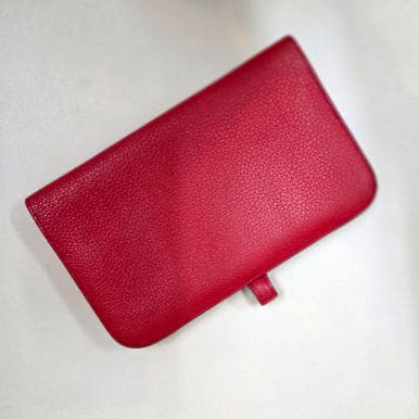 [HERMÈS 에르메스] 지갑 염색 상세