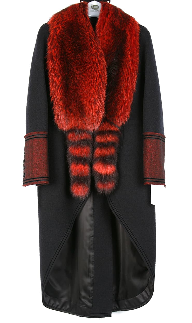 [GIVENCHY 지방시] 폭스퍼 캐시미어 코트 상세