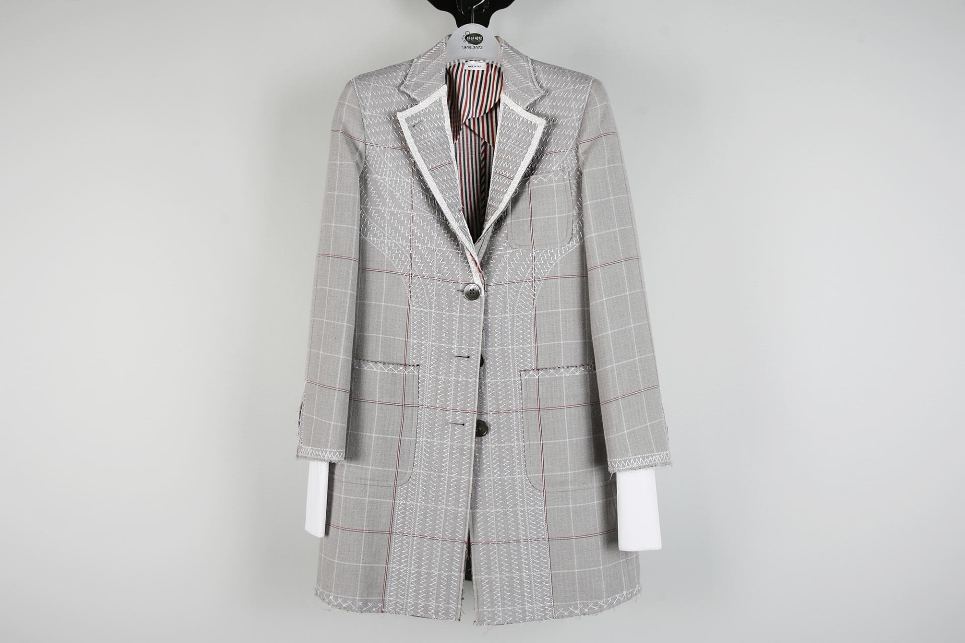 [ThomBrowne 톰브라운] 스티치 포인트 코트
