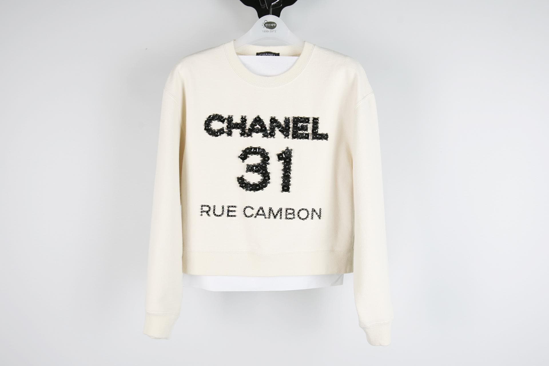 [CHANEL 샤넬] 비딩 스웨트셔츠