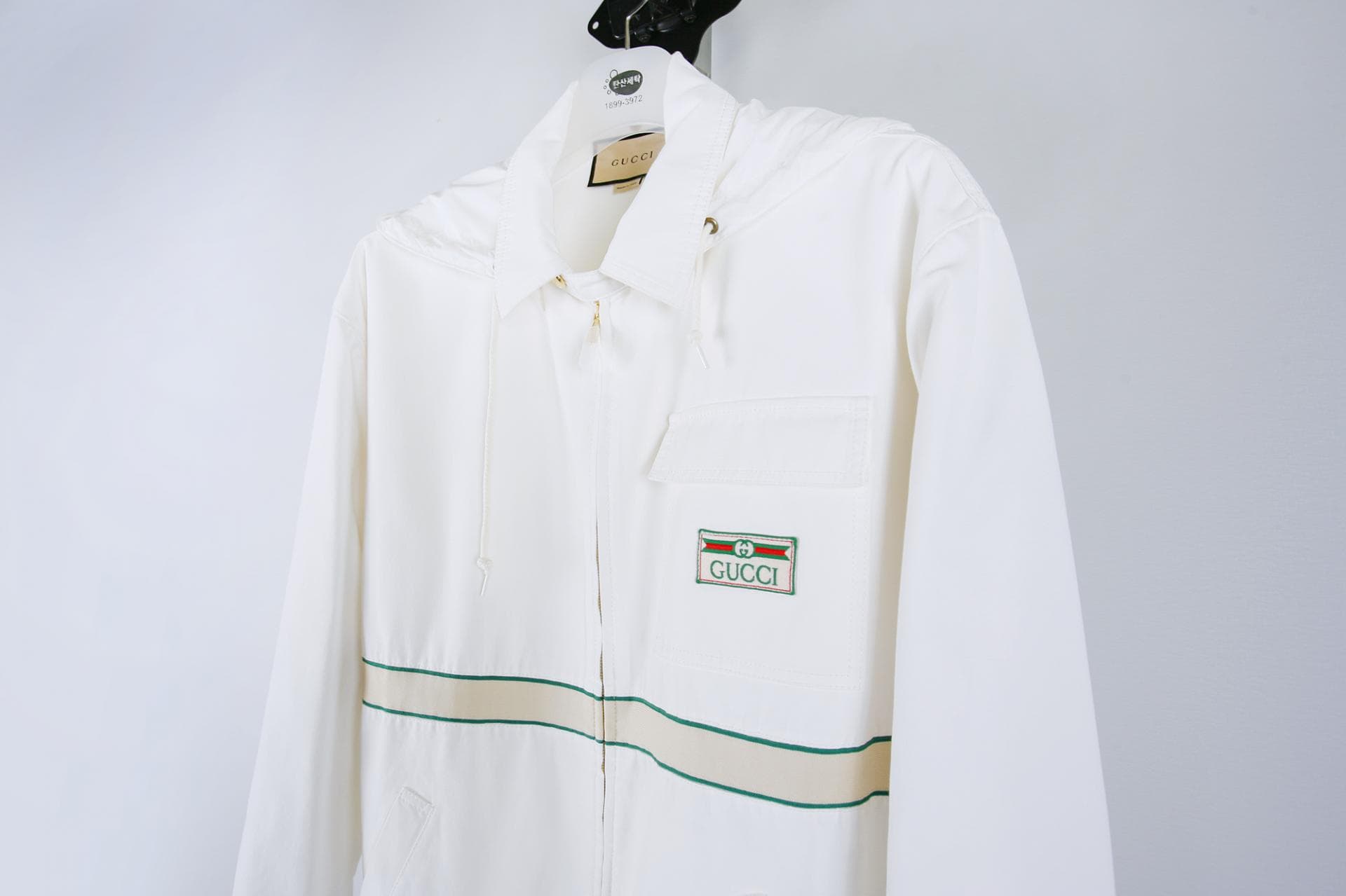 [GUCCI 구찌] 빈티지 라벨 자켓 상세