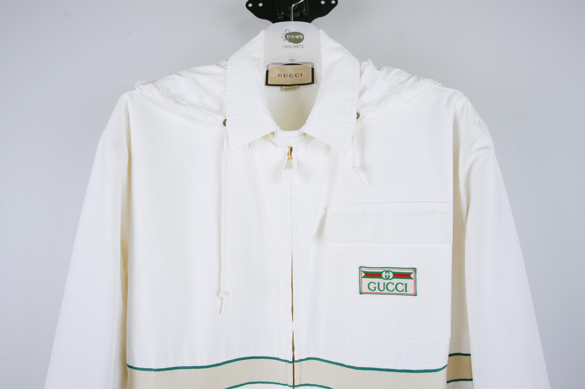[GUCCI 구찌] 빈티지 라벨 자켓 상세