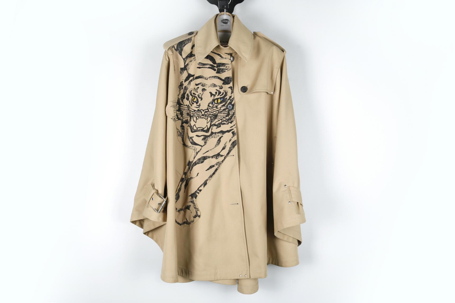 [VALENTINO 발렌티노] 타이거 프린트 트렌치코트