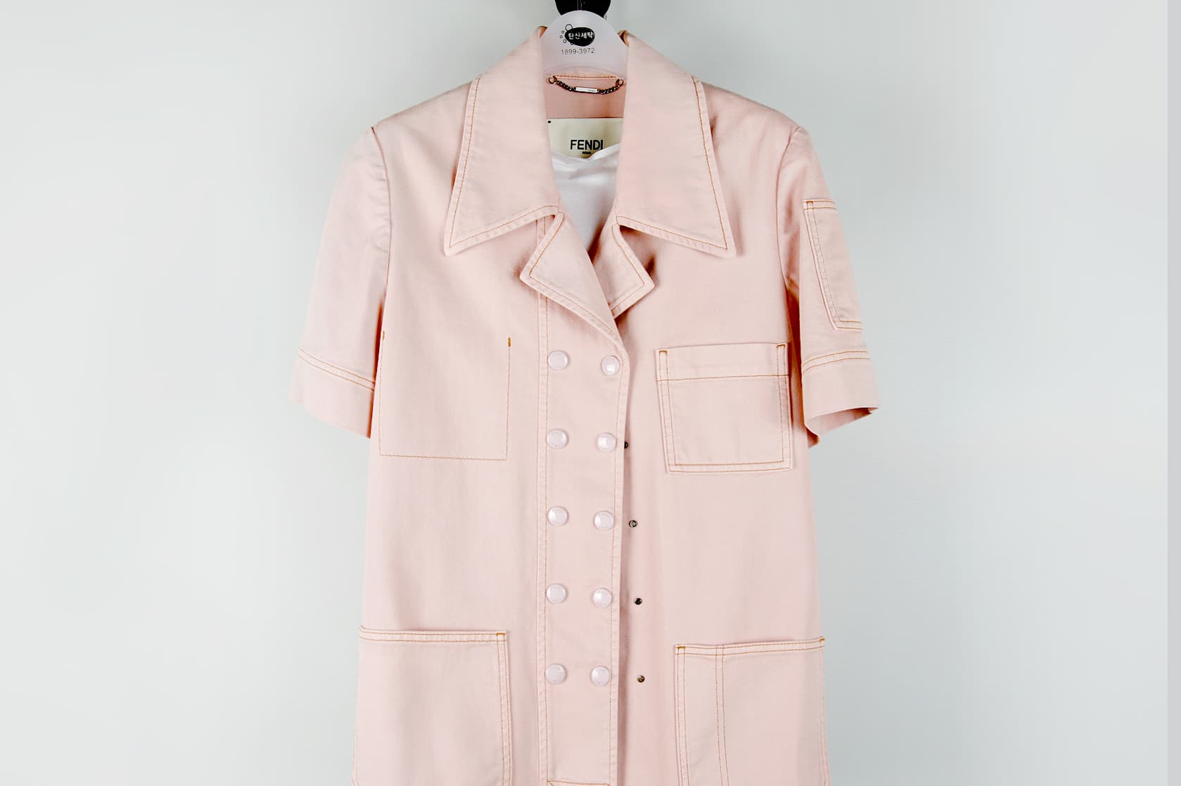 [FENDI 펜디] 더블 브레스티드 데님 자켓 상세