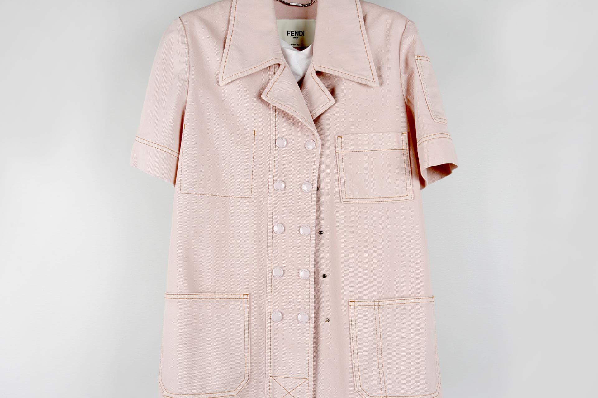 [FENDI 펜디] 더블 브레스티드 데님 자켓 상세