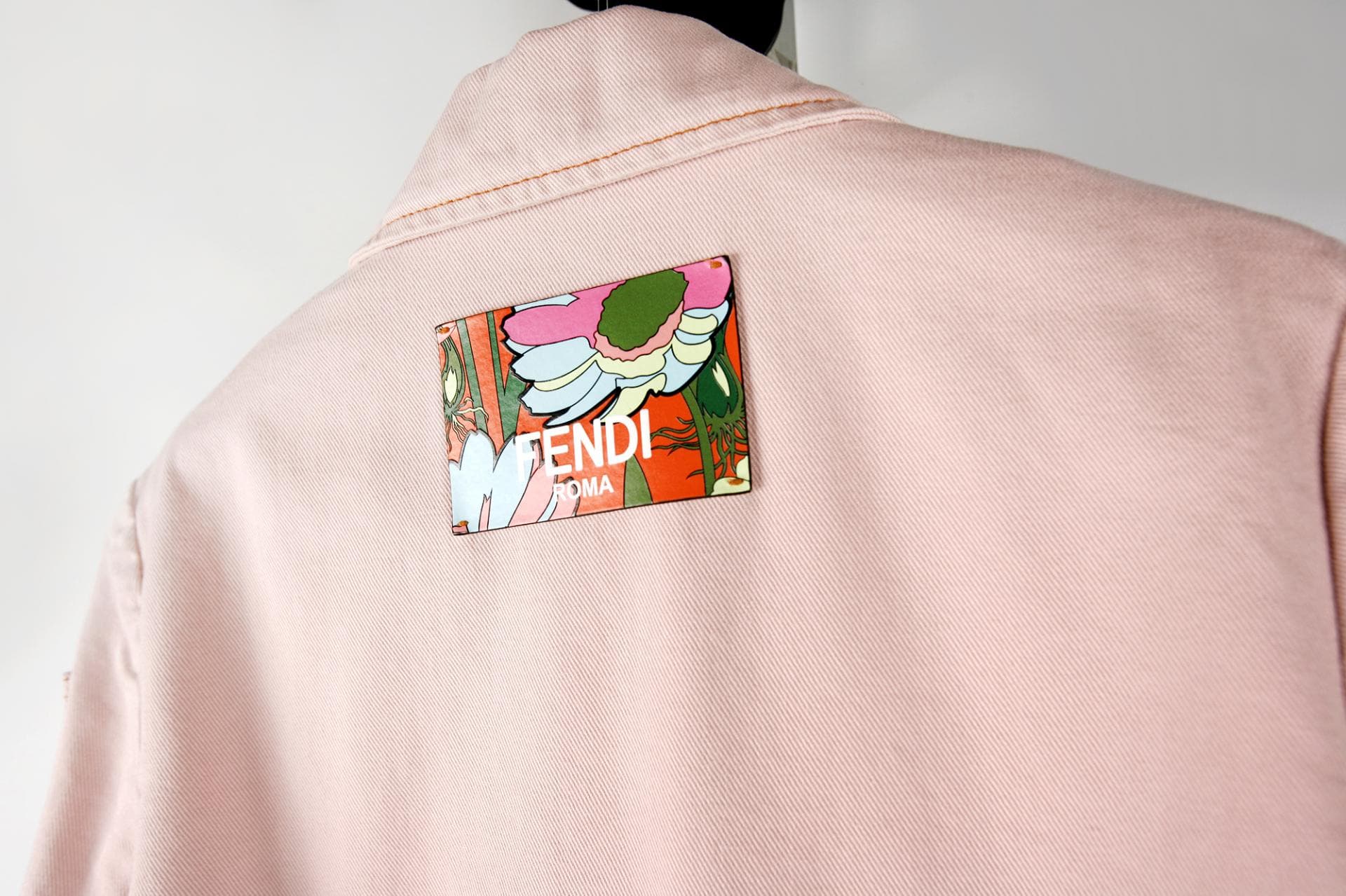 [FENDI 펜디] 더블 브레스티드 데님 자켓 상세