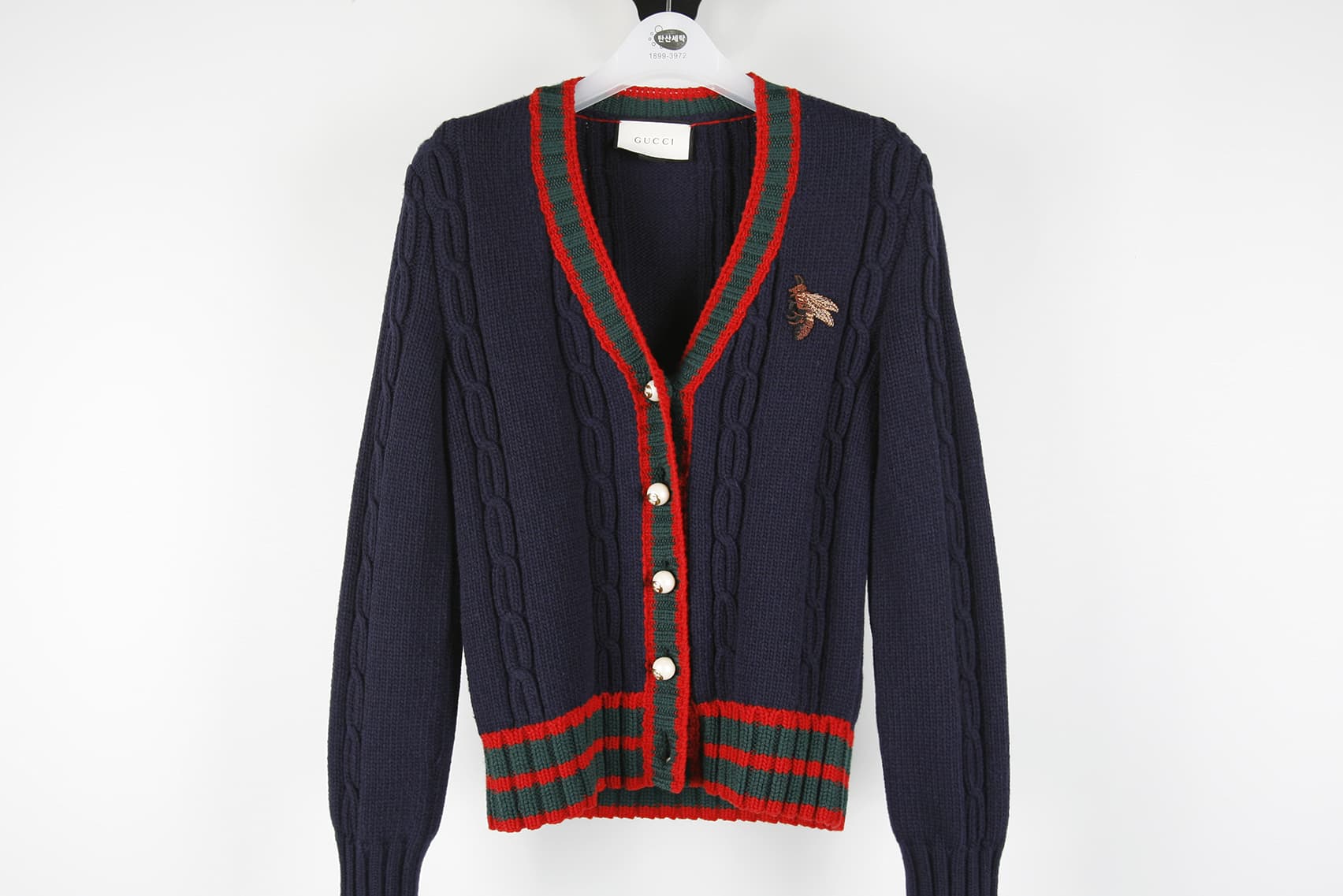 [GUCCI 구찌] 밴딩 포인트 가디건 상세