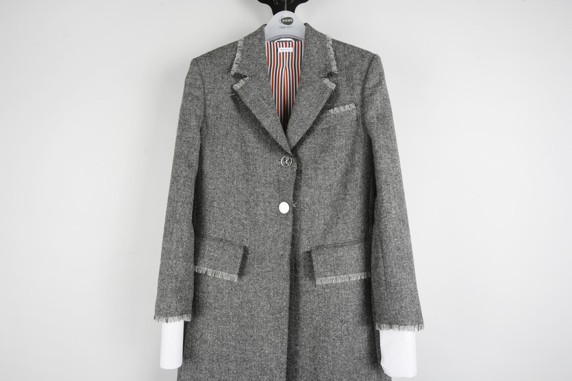 [Thom Browne 톰브라운] 프린지 코트 상세
