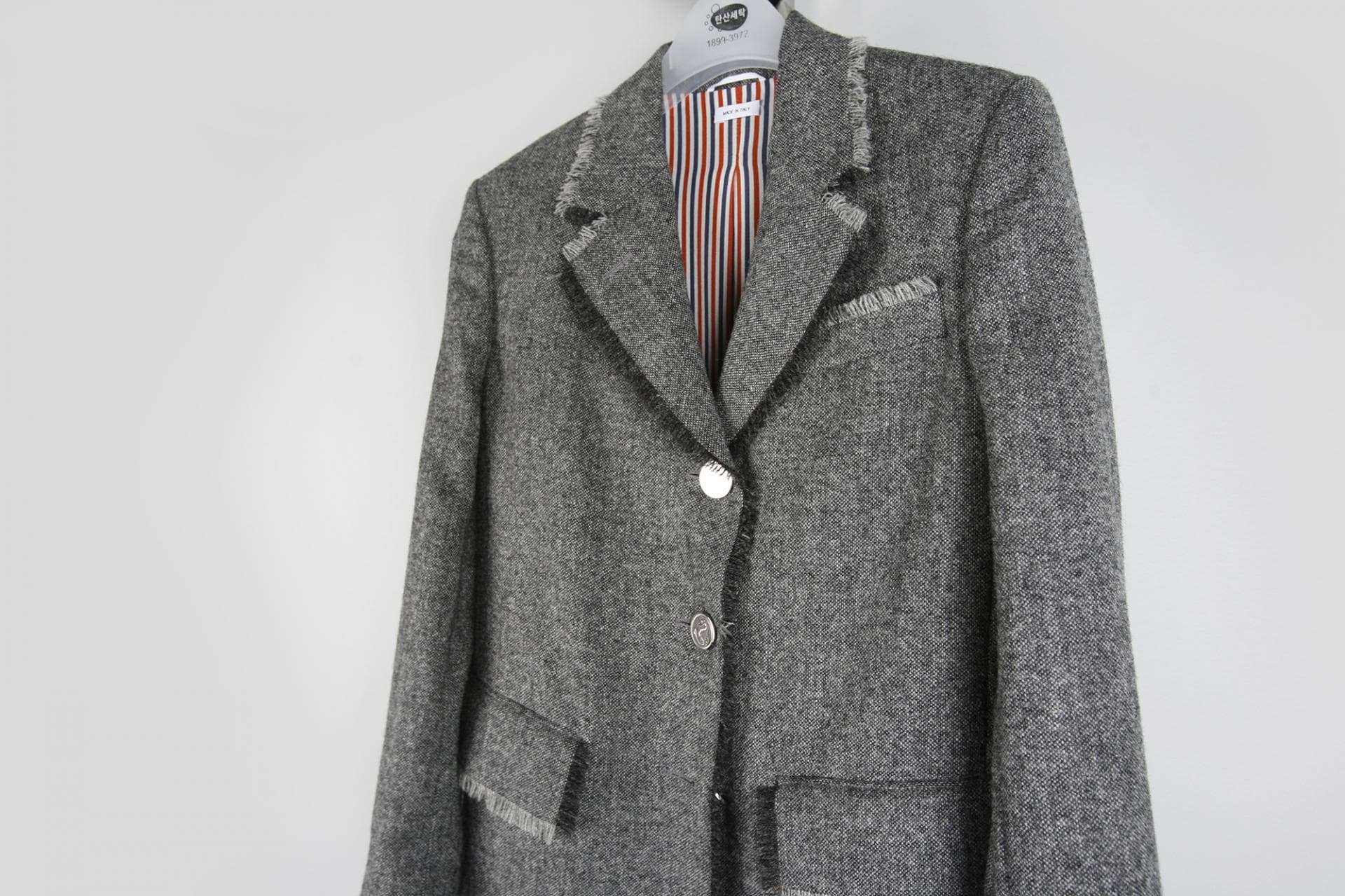 [Thom Browne 톰브라운] 프린지 코트 상세