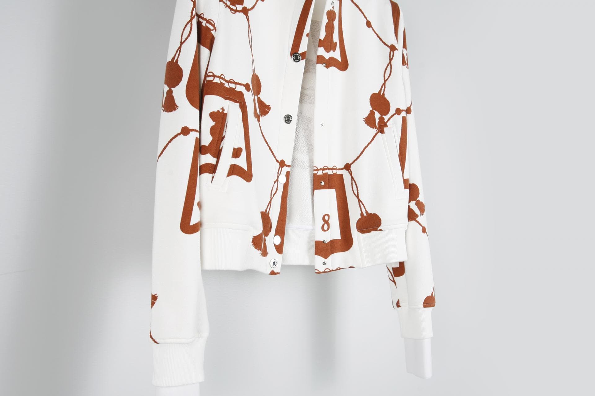 [Hermès 에르메스] 프린팅 자켓 상세