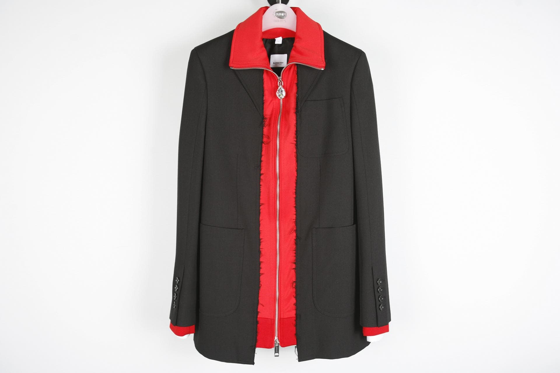 [BURBERRY 버버리] 레이어드 집업 자켓