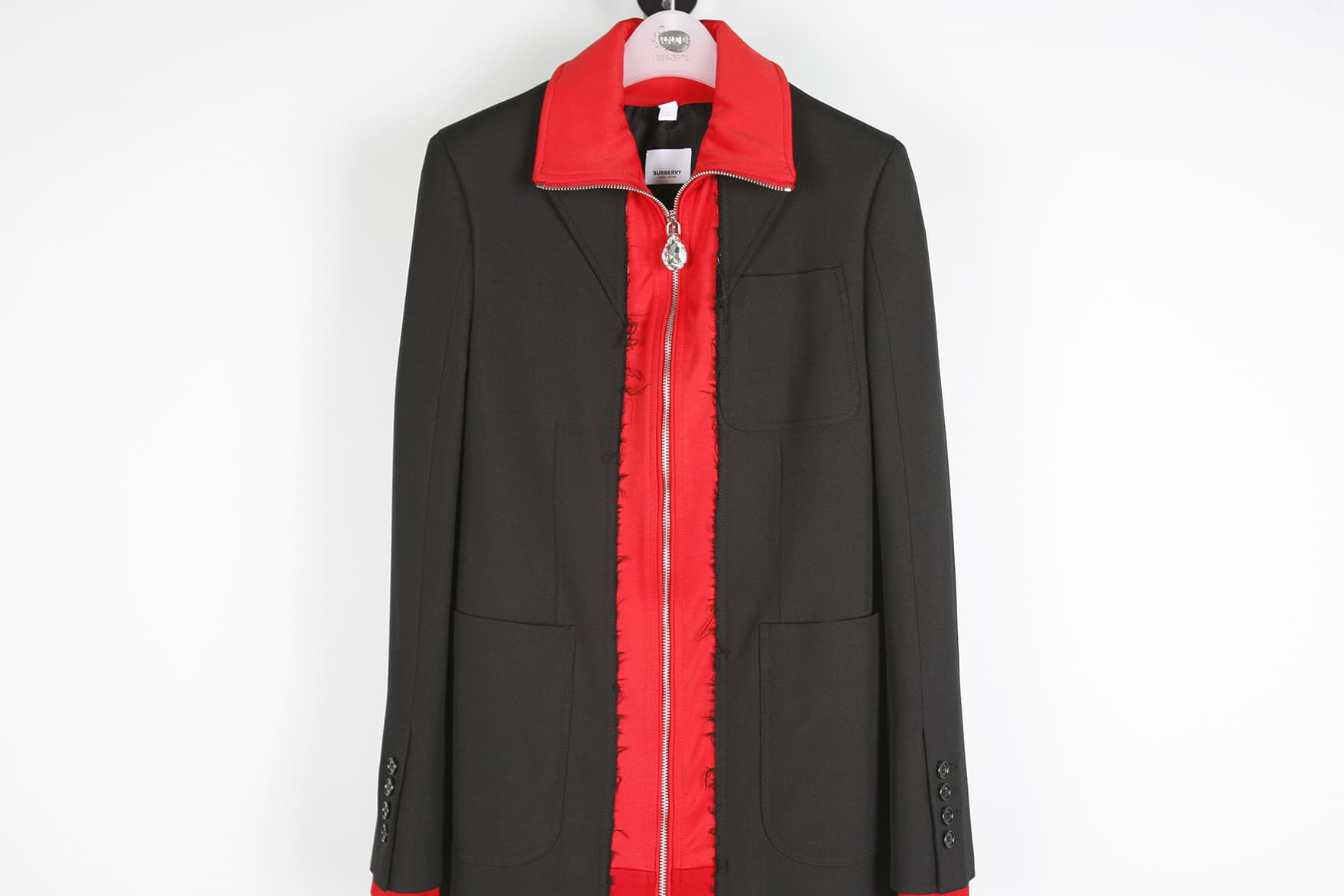 [BURBERRY 버버리] 레이어드 집업 자켓 상세
