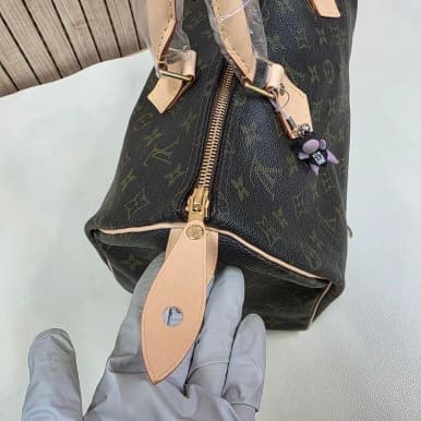 [Louis vuitton 루이비통] 스피드 카우하이드 가죽 교체  상세