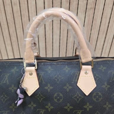 [Louis vuitton 루이비통] 스피드 카우하이드 가죽 교체  상세